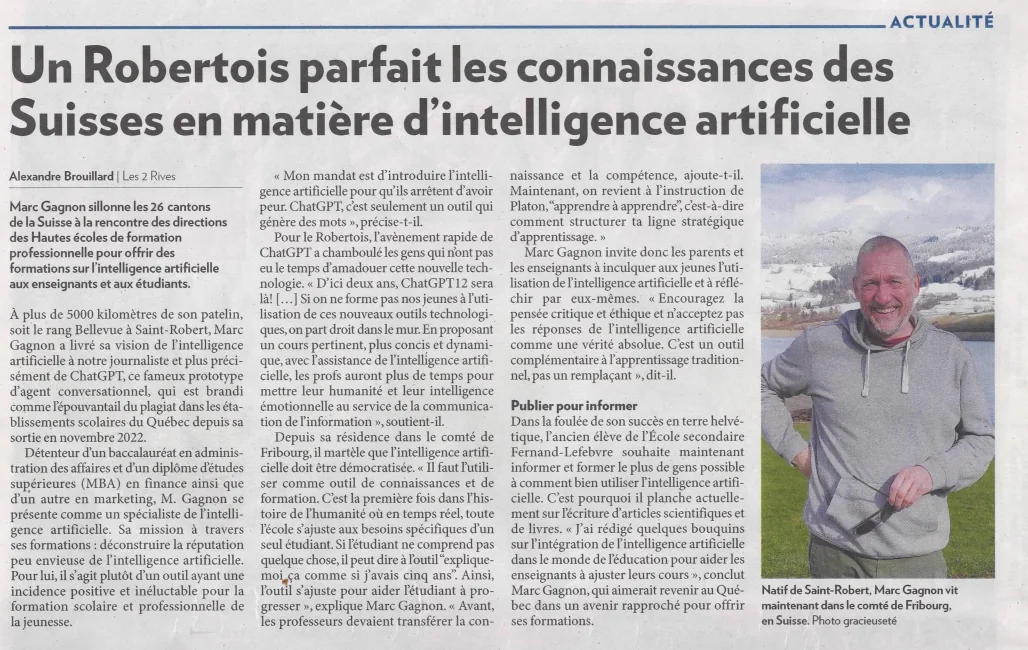 article de journal